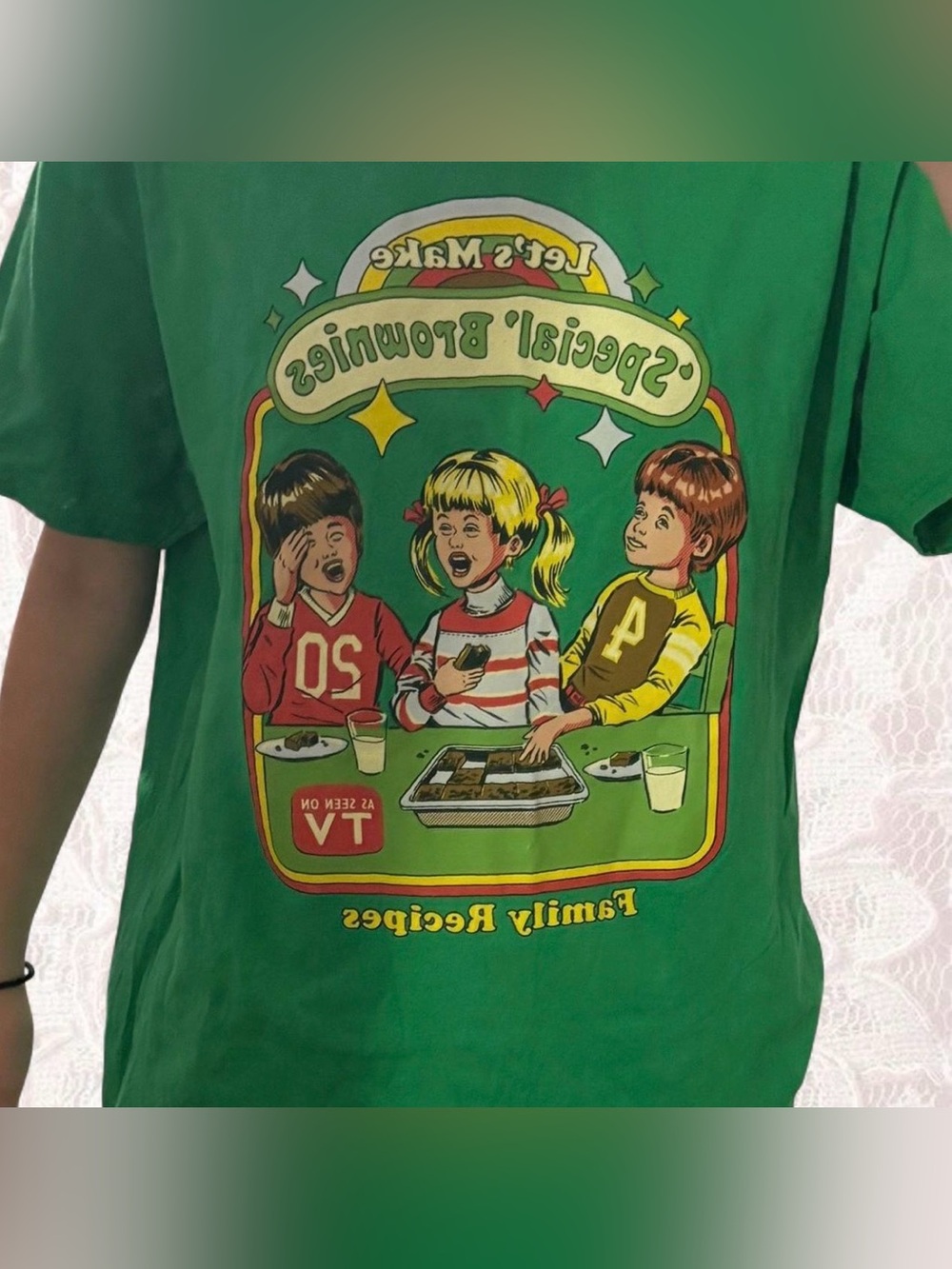 steven rhodes 'special brownies' graphic tee